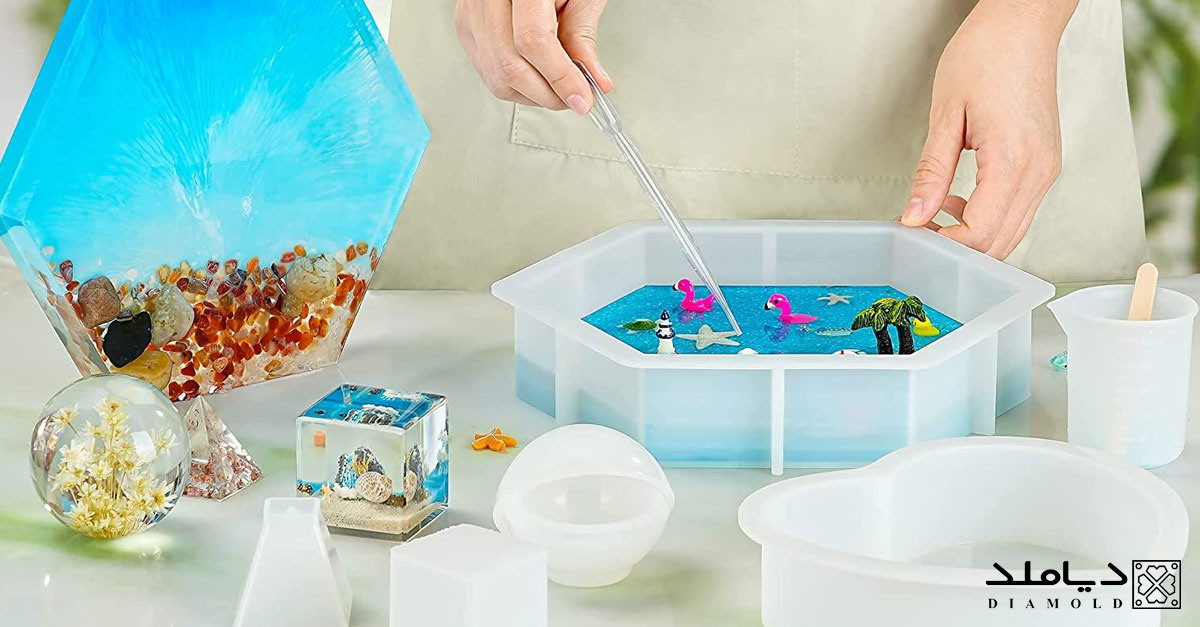 ساخت محصولات رزینی با استفاده از قالب سیلیکونی