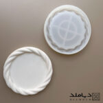 تصویر بیس و قالب سیلیکونی طرح سینی مدل طنابی زبر