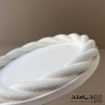 تصویر جزییات بیس قالب سیلیکونی طرح سینی مدل طنابی زبر