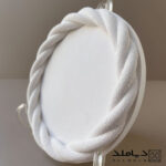 تصویر جزییات بیس قالب سیلیکونی طرح سینی مدل طنابی زبر