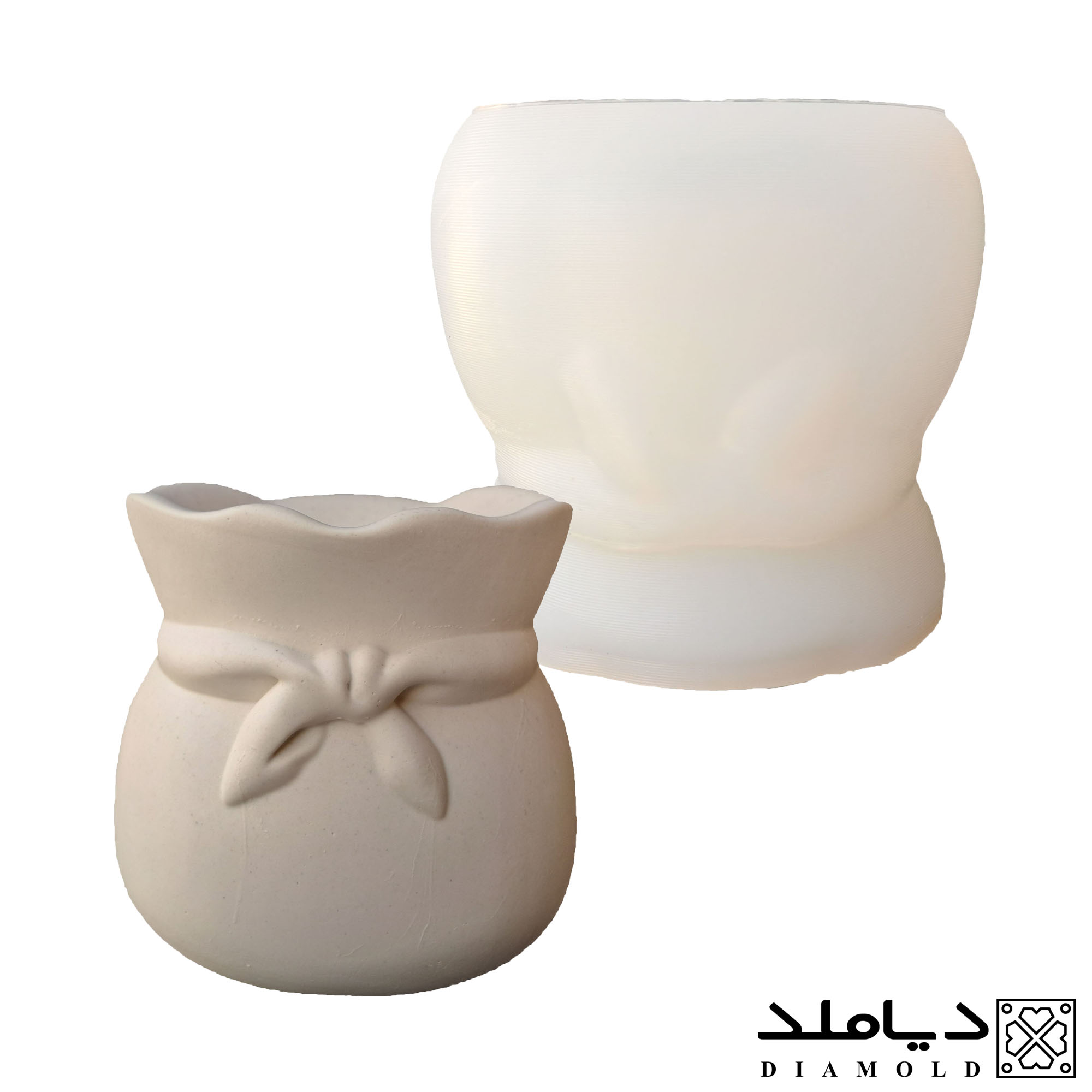 قالب-رزین-طرح-گلدان-مدل-کیسه-گل-دیاملد قالب رزین طرح گلدان مدل کیسه گل _ فروشگاه دیاملد