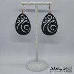 قالب سیلیکونی رزین طرح گوشواره مدل اشک پیچک1