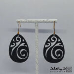 قالب سیلیکونی رزین طرح گوشواره مدل اشک پیچک1