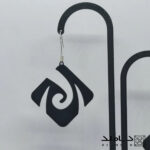 قالب سیلیکونی رزین طرح گوشواره مدل مربع مینیمال1