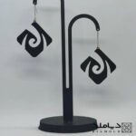 قالب سیلیکونی رزین طرح گوشواره مدل مربع مینیمال1