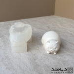 تصویر بیس و قالب چند منظوره طرح گربه چاق خوابیده