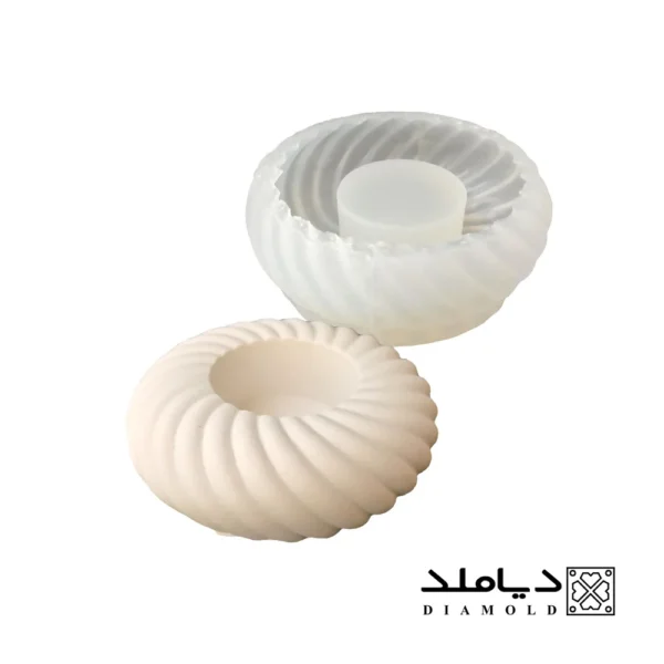 قالب سیلیکونی طرح شمعدان مدل طنابی کوتاه