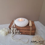 قالب سیلیکونی رزین طرح شمعدان مدل طنابی کوتاه