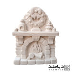 قالب- سیلیکونی-شمع-طرح-شومینه-مدل-کریسمس