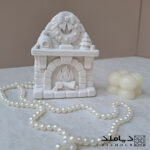 قالب- سیلیکونی-شمع-طرح-شومینه-مدل-کریسمس