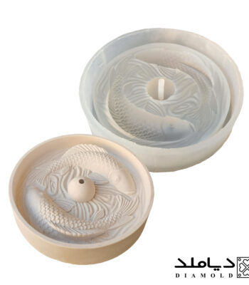 قالب رزین طرح جاعودی مدل ماهی بیس و قالب